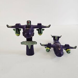 Transformers Lugnut Decepticon Bomber McDonalds Limited Collaboration Set of Two